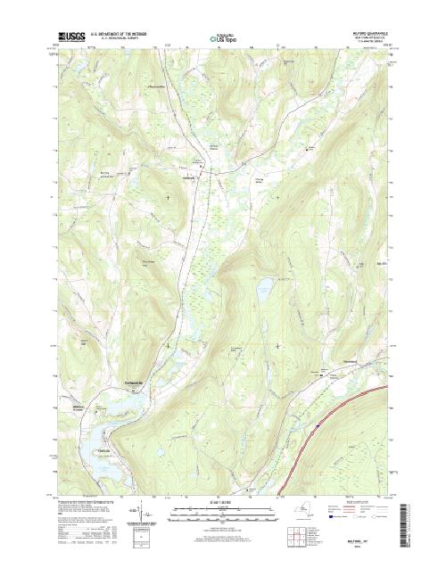 MyTopo Milford, New York USGS Quad Topo Map