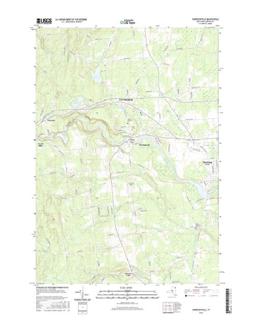 MyTopo Morrisonville, New York USGS Quad Topo Map