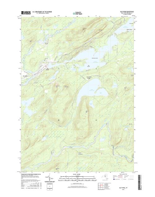 MyTopo Old New York USGS Quad Topo Map