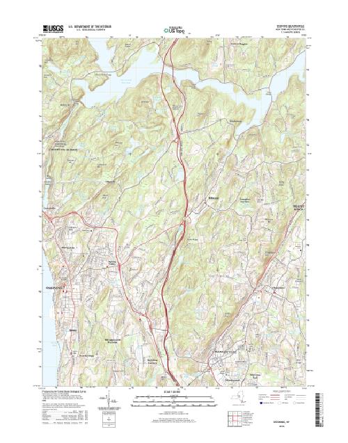 MyTopo Ossining, New York USGS Quad Topo Map