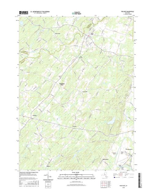 MyTopo Pine Bush, New York USGS Quad Topo Map