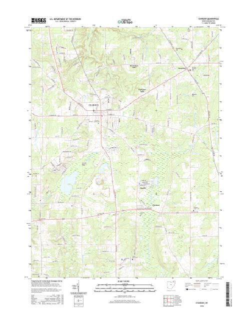 MyTopo Chardon, Ohio USGS Quad Topo Map