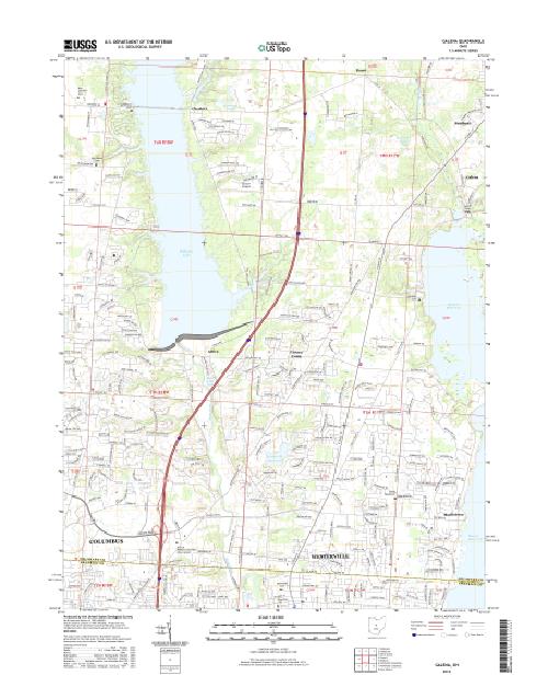 MyTopo Galena, Ohio USGS Quad Topo Map
