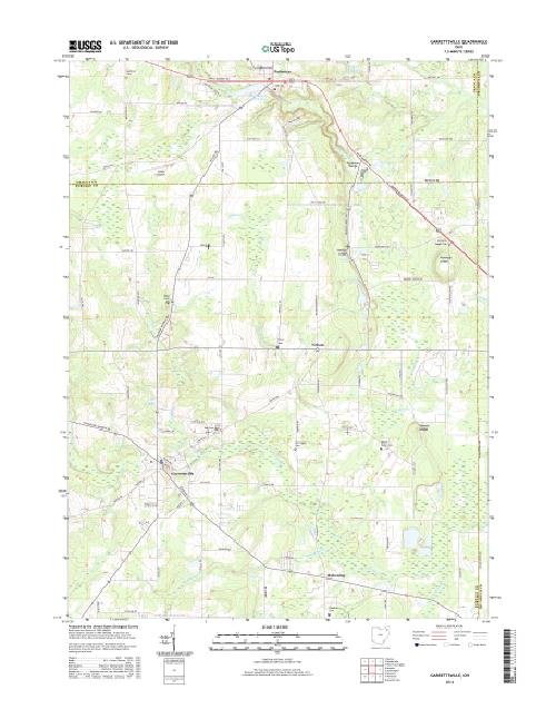MyTopo Garrettsville, Ohio USGS Quad Topo Map