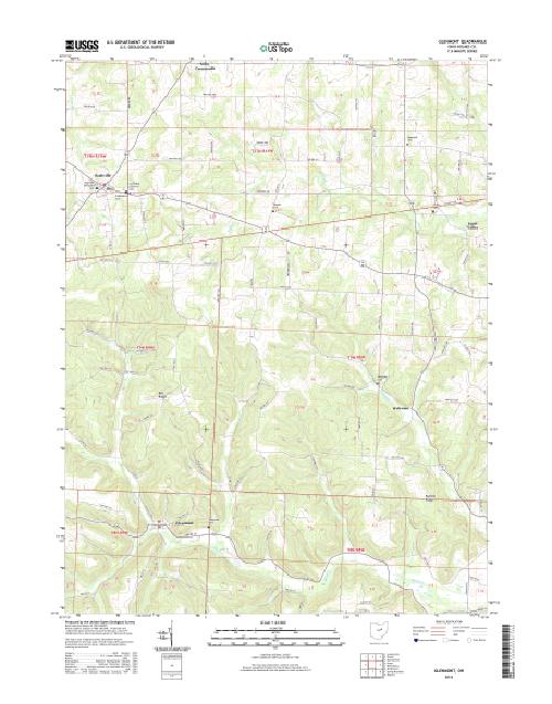 MyTopo Glenmont, Ohio USGS Quad Topo Map