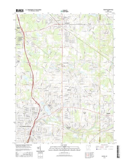 MyTopo Hudson, Ohio USGS Quad Topo Map