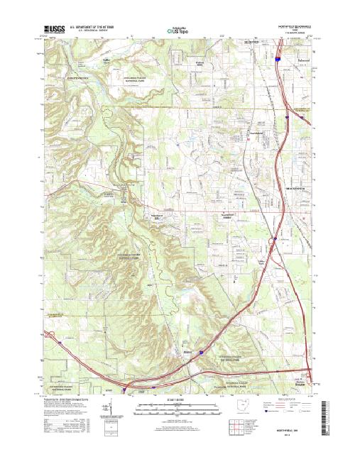 MyTopo Northfield, Ohio USGS Quad Topo Map
