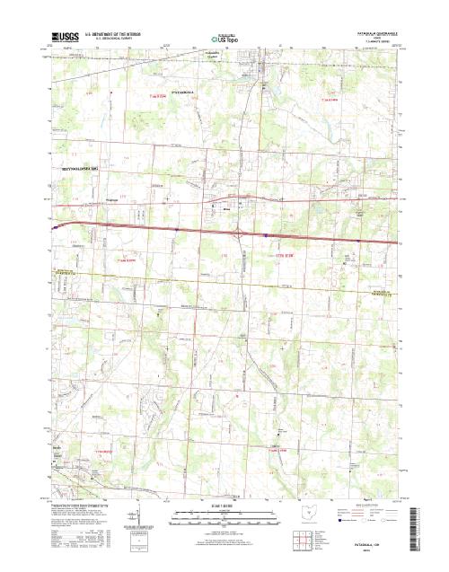 MyTopo Pataskala, Ohio USGS Quad Topo Map