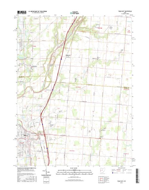 MyTopo Piqua East, Ohio USGS Quad Topo Map