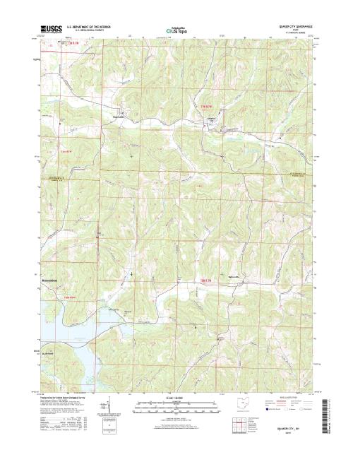 MyTopo Quaker City, Ohio USGS Quad Topo Map