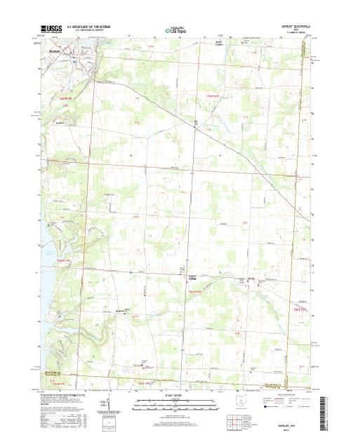 MyTopo Sunbury, Ohio USGS Quad Topo Map