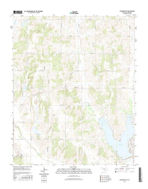 MyTopo Anadarko NW, Oklahoma USGS Quad Topo Map