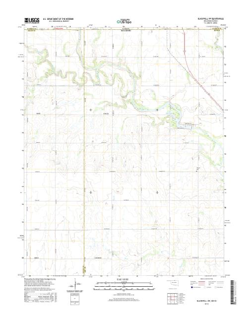 MyTopo Blackwell NW, Oklahoma USGS Quad Topo Map