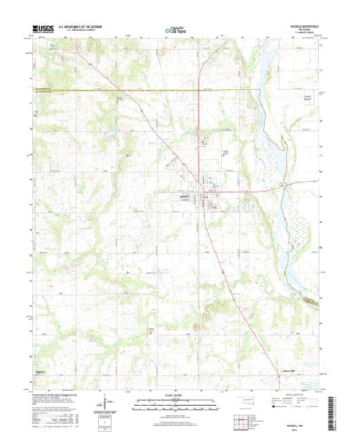 MyTopo Haskell, Oklahoma USGS Quad Topo Map