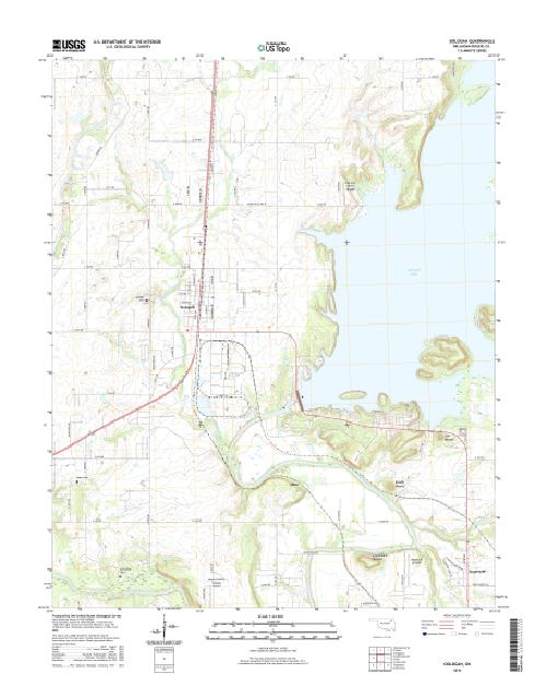 MyTopo Oologah, Oklahoma USGS Quad Topo Map