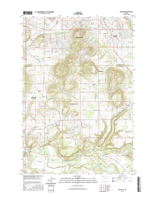 MyTopo Damascus, Oregon USGS Quad Topo Map