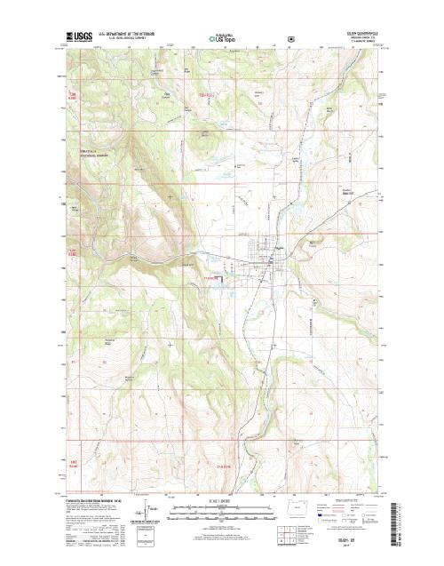 MyTopo Elgin, Oregon USGS Quad Topo Map