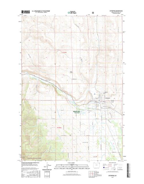 MyTopo Enterprise, Oregon USGS Quad Topo Map