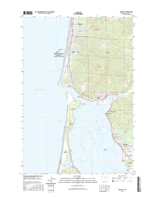 MyTopo Garibaldi, Oregon USGS Quad Topo Map