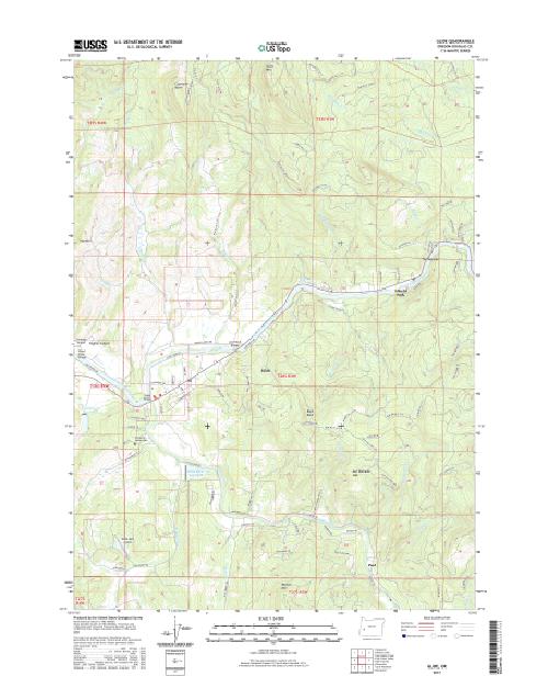 MyTopo Glide, Oregon USGS Quad Topo Map