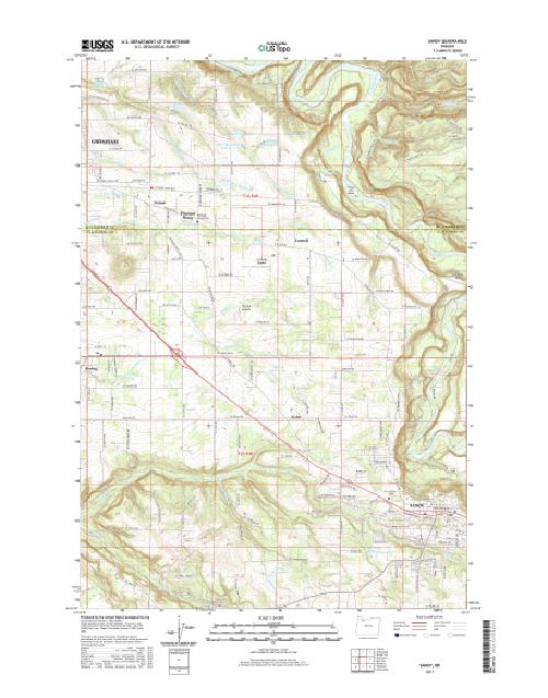 MyTopo Sandy, Oregon USGS Quad Topo Map