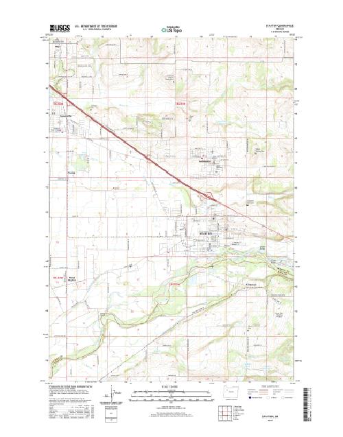 MyTopo Stayton, Oregon USGS Quad Topo Map