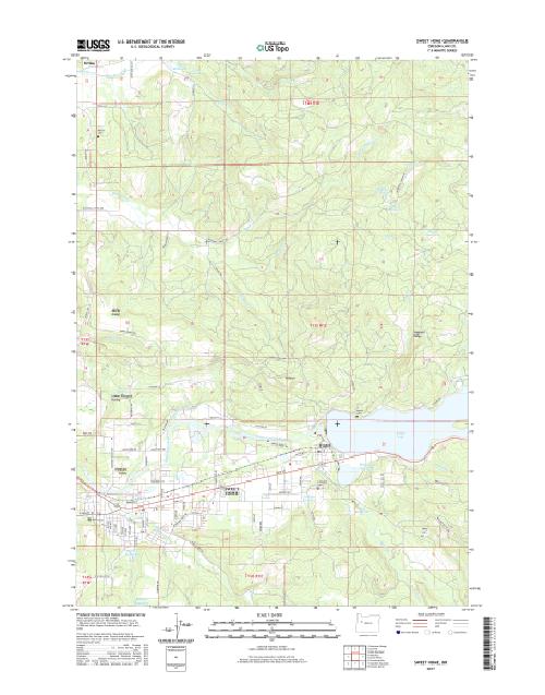 MyTopo Sweet Home, Oregon USGS Quad Topo Map