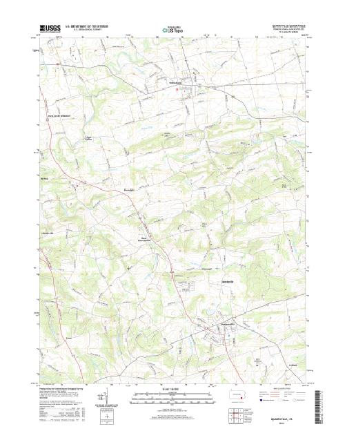 MyTopo Quarryville, Pennsylvania USGS Quad Topo Map