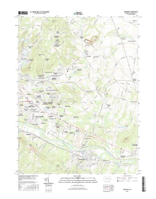 MyTopo Birdsboro, Pennsylvania USGS Quad Topo Map