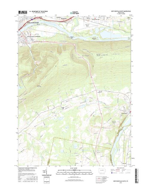 MyTopo Montoursville South, Pennsylvania USGS Quad Topo Map