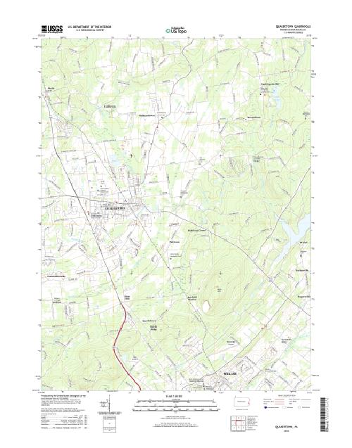 MyTopo Quakertown, Pennsylvania USGS Quad Topo Map