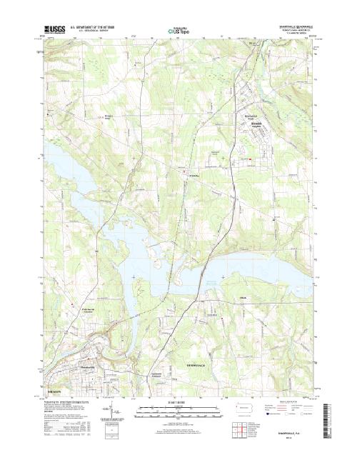 MyTopo Sharpsville, Pennsylvania USGS Quad Topo Map