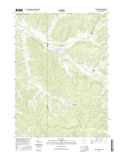 MyTopo Shinglehouse, Pennsylvania USGS Quad Topo Map