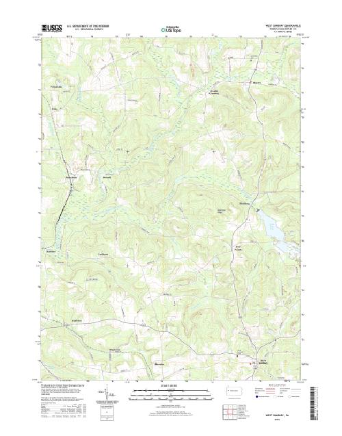 MyTopo West Sunbury, Pennsylvania USGS Quad Topo Map