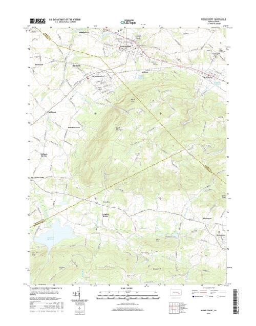 MyTopo Womelsdorf, Pennsylvania USGS Quad Topo Map