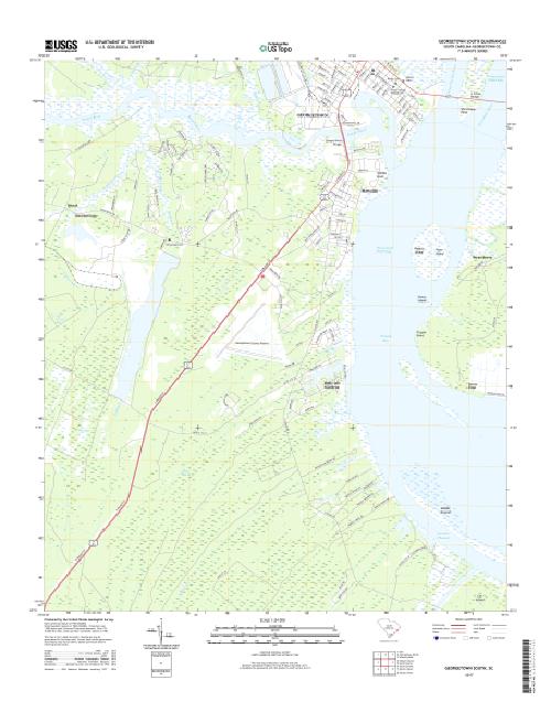 MyTopo South, South Carolina USGS Quad Topo Map