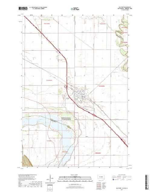MyTopo Elk Point, South Dakota USGS Quad Topo Map