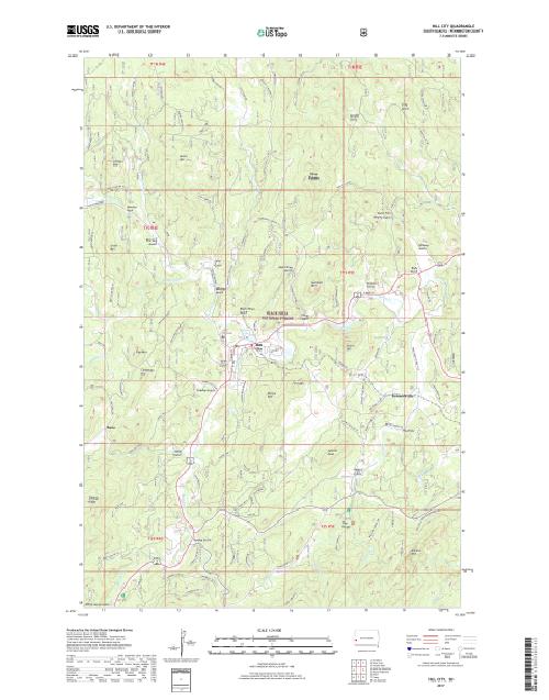 MyTopo Hill City, South Dakota USGS Quad Topo Map
