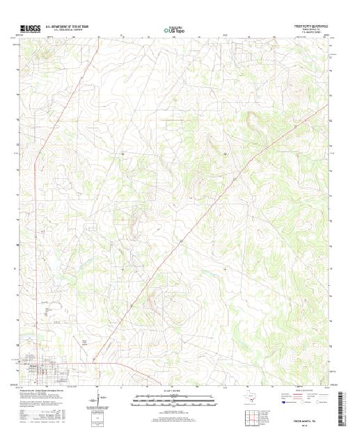 MyTopo Freer North, Texas USGS Quad Topo Map