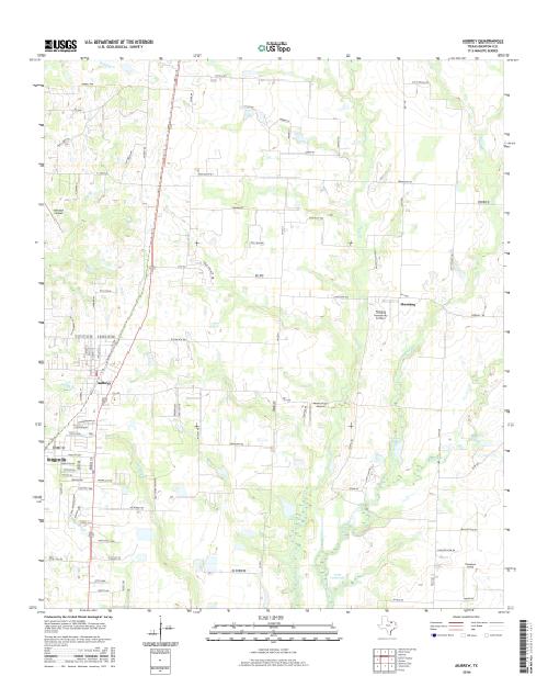 MyTopo Aubrey, Texas USGS Quad Topo Map