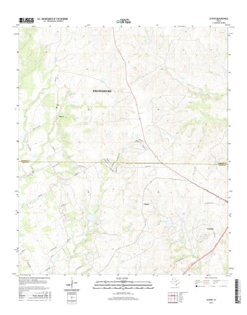 MyTopo Chapin, Texas USGS Quad Topo Map