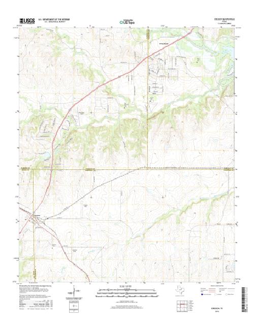 MyTopo Cresson, Texas USGS Quad Topo Map