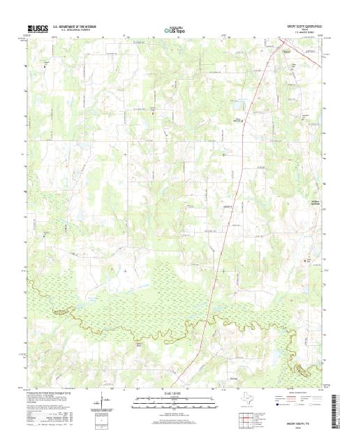MyTopo Emory South, Texas USGS Quad Topo Map