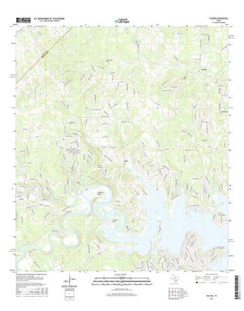 MyTopo Fischer, Texas USGS Quad Topo Map