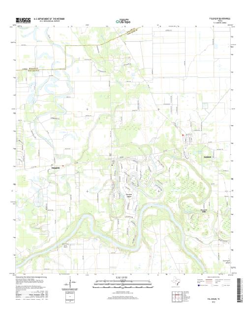 MyTopo Fulshear, Texas USGS Quad Topo Map