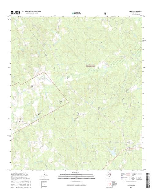 MyTopo Ratcliff, Texas USGS Quad Topo Map