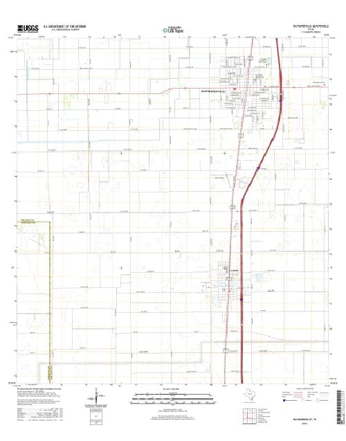 MyTopo Raymondville, Texas USGS Quad Topo Map