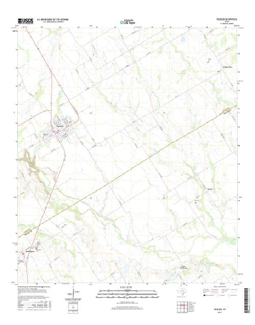 MyTopo Rosebud, Texas USGS Quad Topo Map