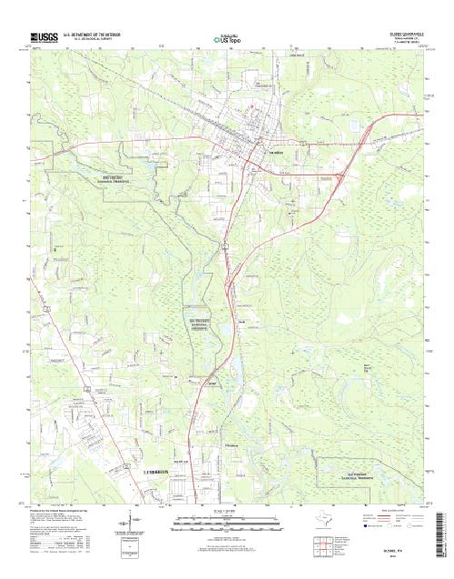 MyTopo Silsbee, Texas USGS Quad Topo Map