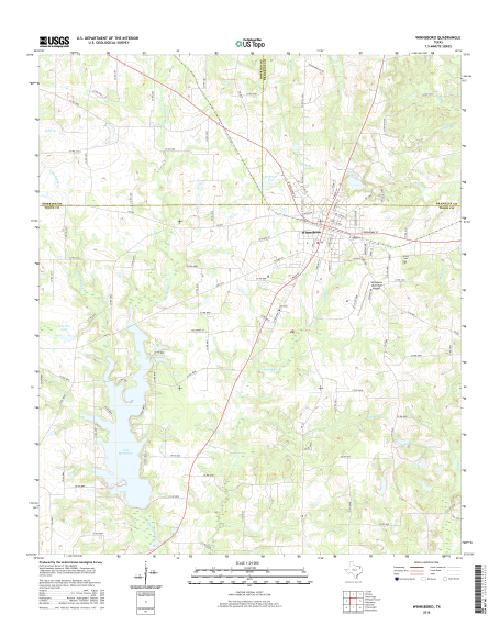 MyTopo Winnsboro, Texas USGS Quad Topo Map